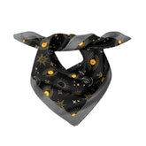 Göz Desenli Siyah Bandana