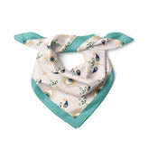 Göz Desenli Turkuaz Bandana