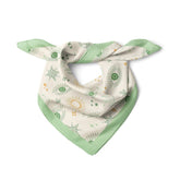 Göz Desenli Yeşil Bandana