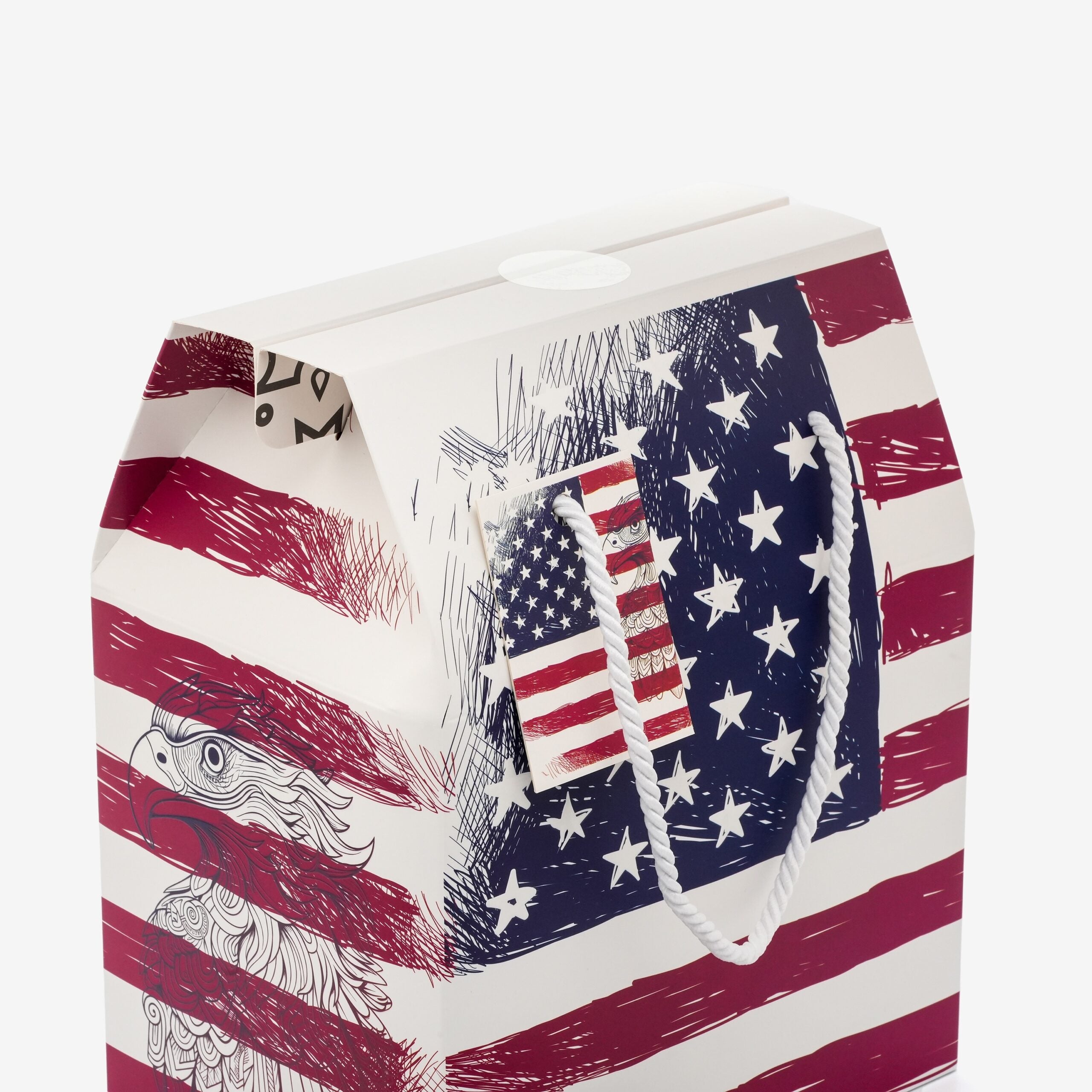 Amerikan Bayraklı Hediye Kutusu