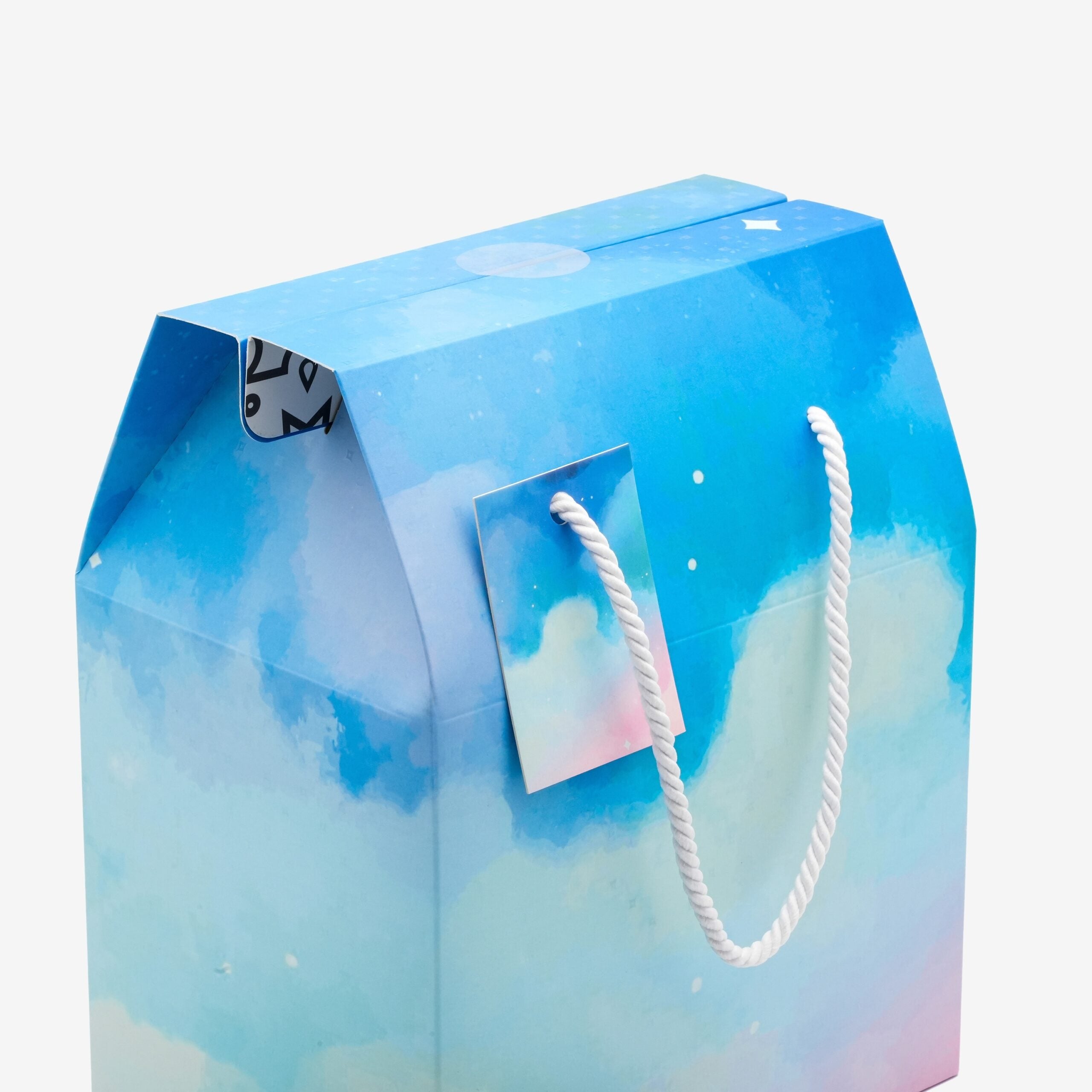 Bulut Desenli Hediye Kutusu