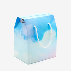 Bulut Desenli Hediye Kutusu