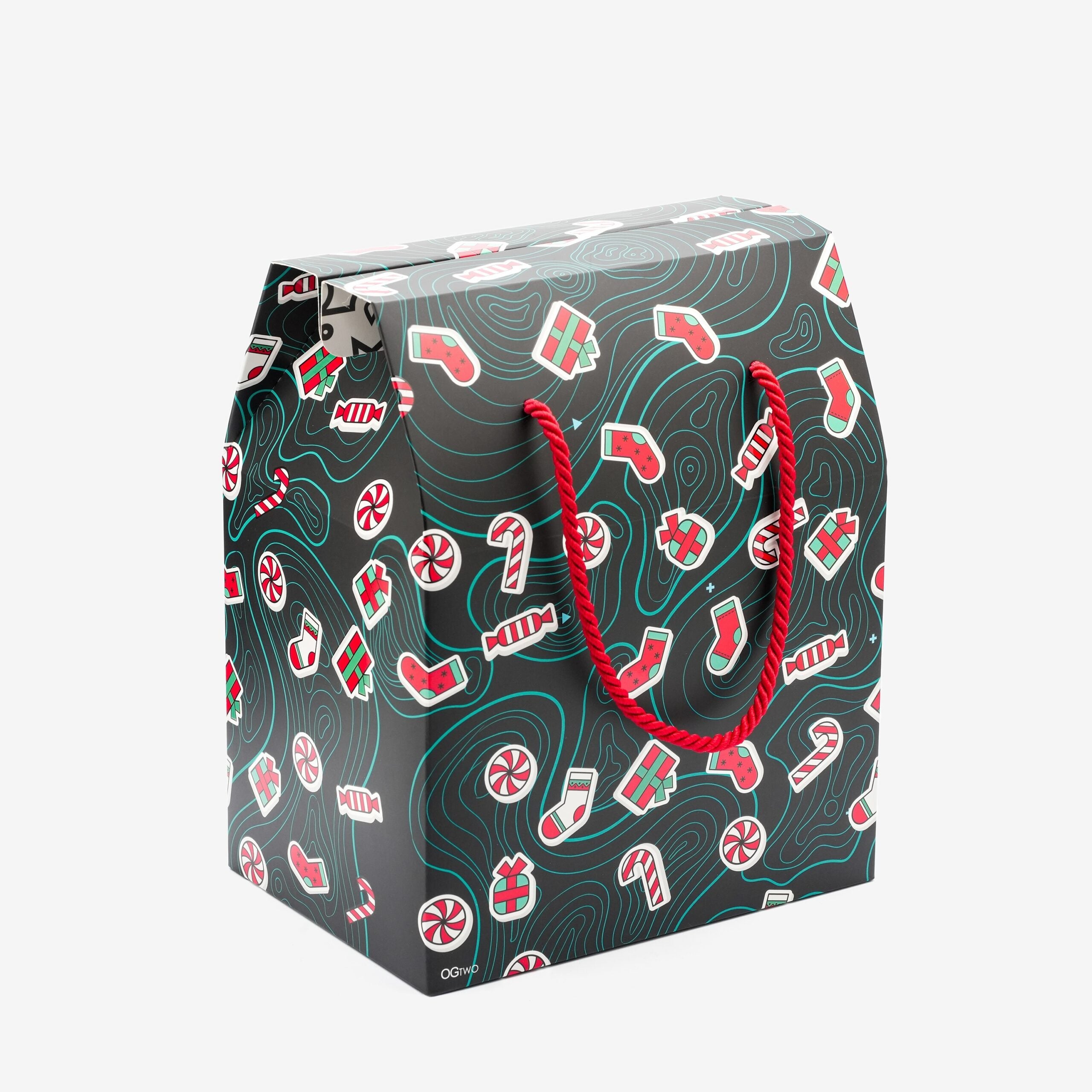 Şeker Desenli Hediye Kutusu