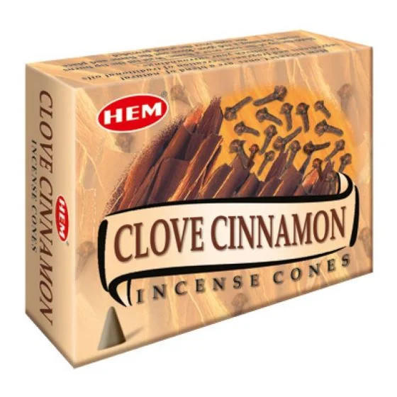 Clove Cinnamon (Karanfil & Tarçın) Aromalı Konik Tütsü