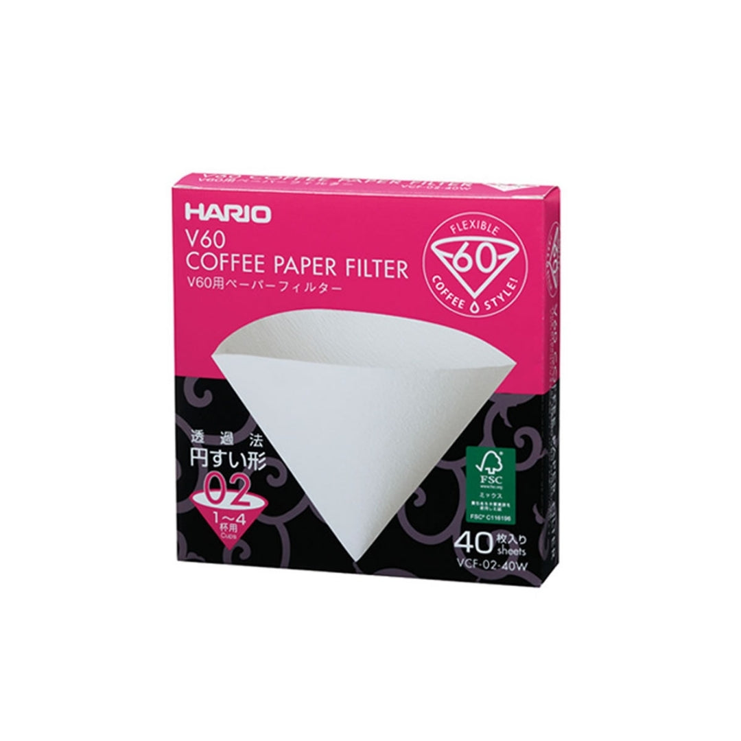 Hario V60 02 Dripper Filtresi 40 Adet