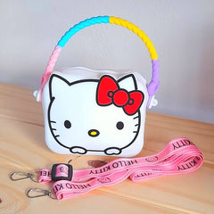Hello Kitty Silikon Çanta Beyaz