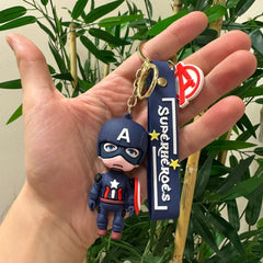 Kaptan Amerika Silikon Anahtarlık