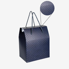 Lacivert Desenli Premium Konsept Tasarım Hediye Kutusu