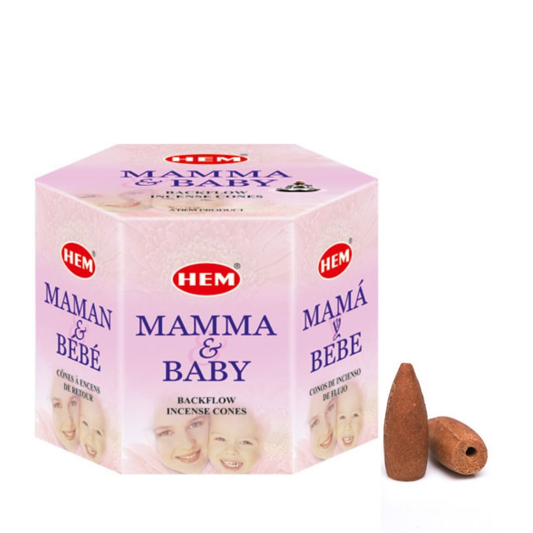 Mama & Baby Aromalı Backflow (Geri Akışlı) Tütsü Konisi