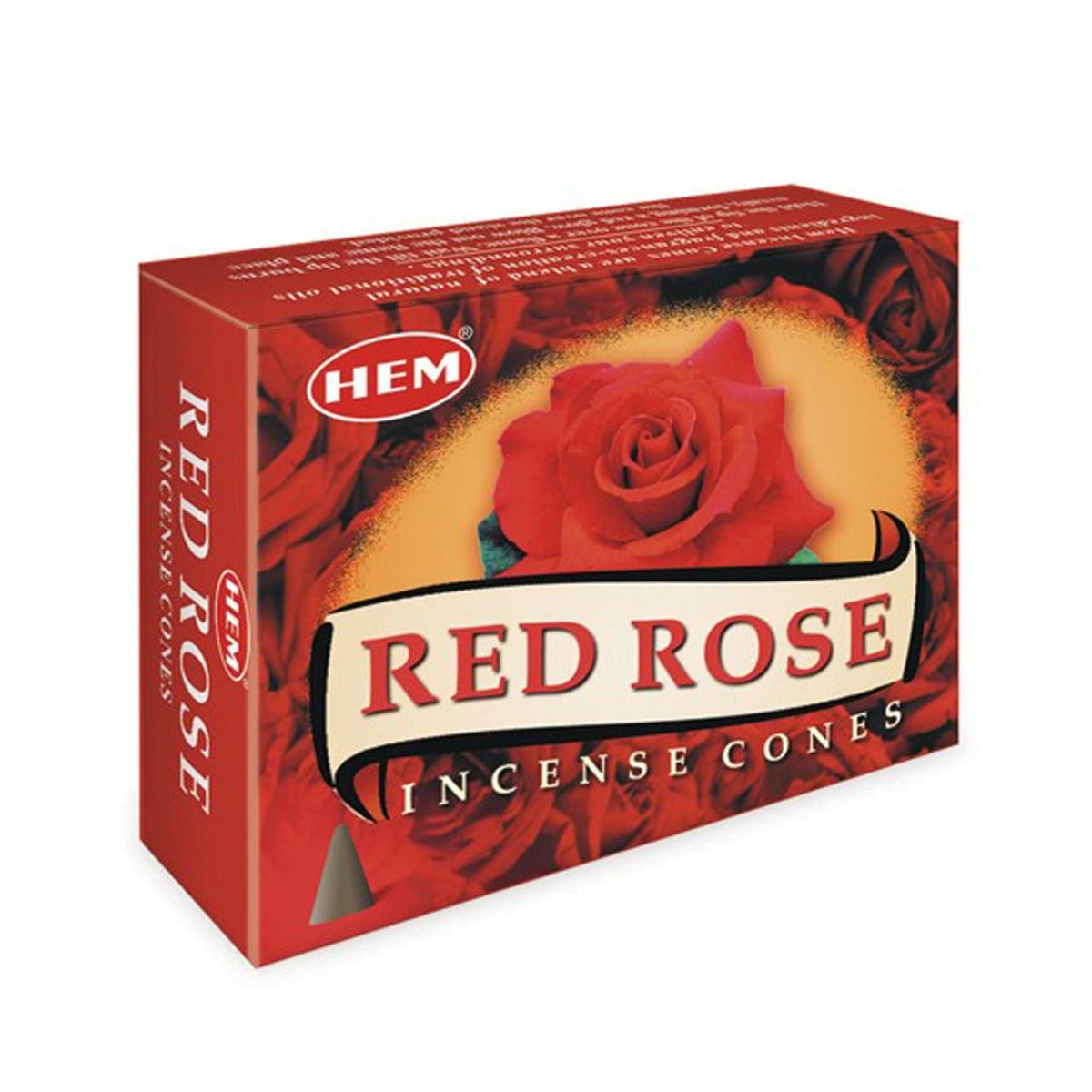 Red Rose (Gül) Aromalı Konik Tütsü