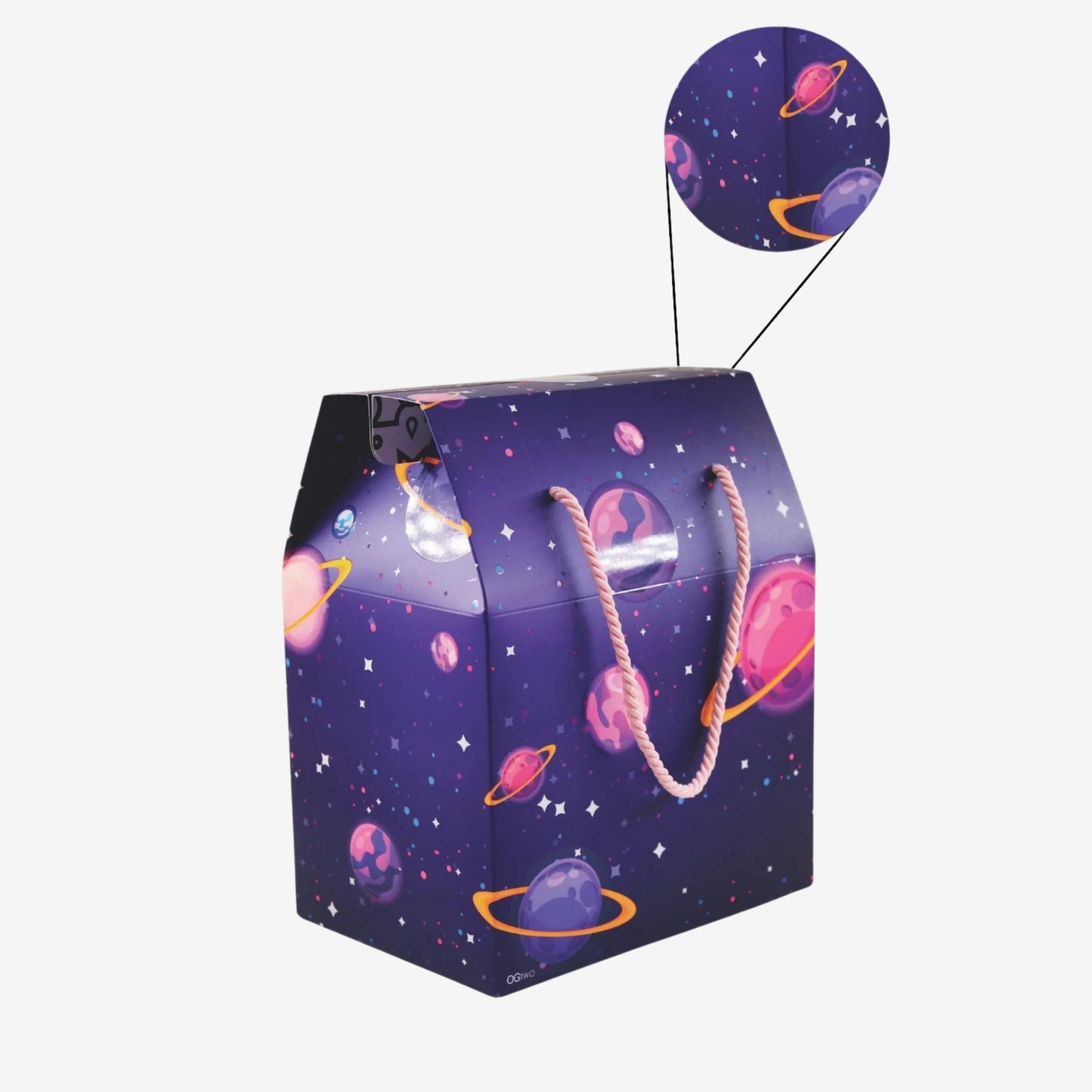 Satürn Evreni Temalı Premium Hediye Kutusu