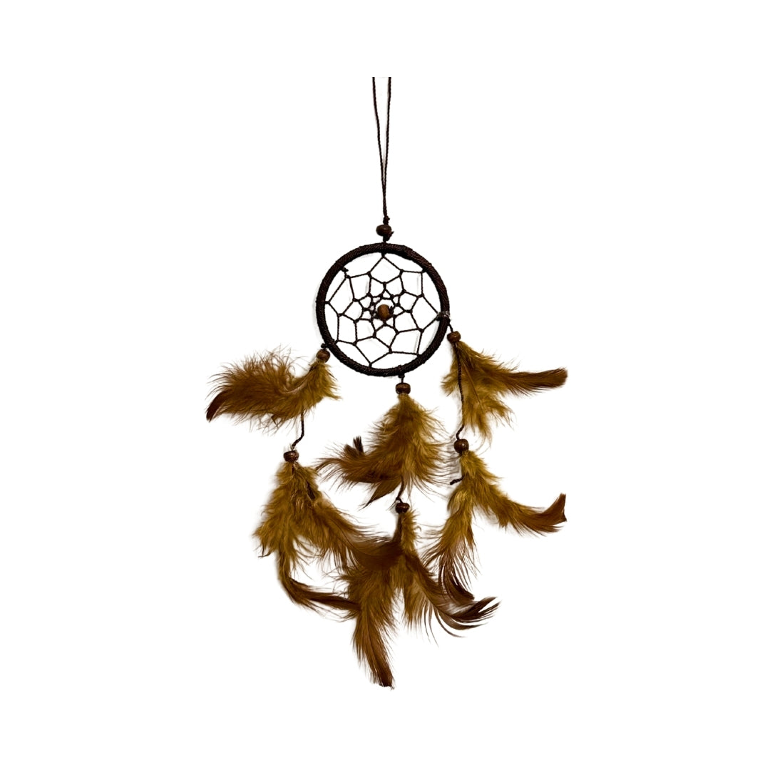 Tüylü Kahverengi Mini Rüya Kapanı 6 cm