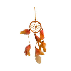 Tüylü Turuncu Mini Rüya Kapanı 6 cm