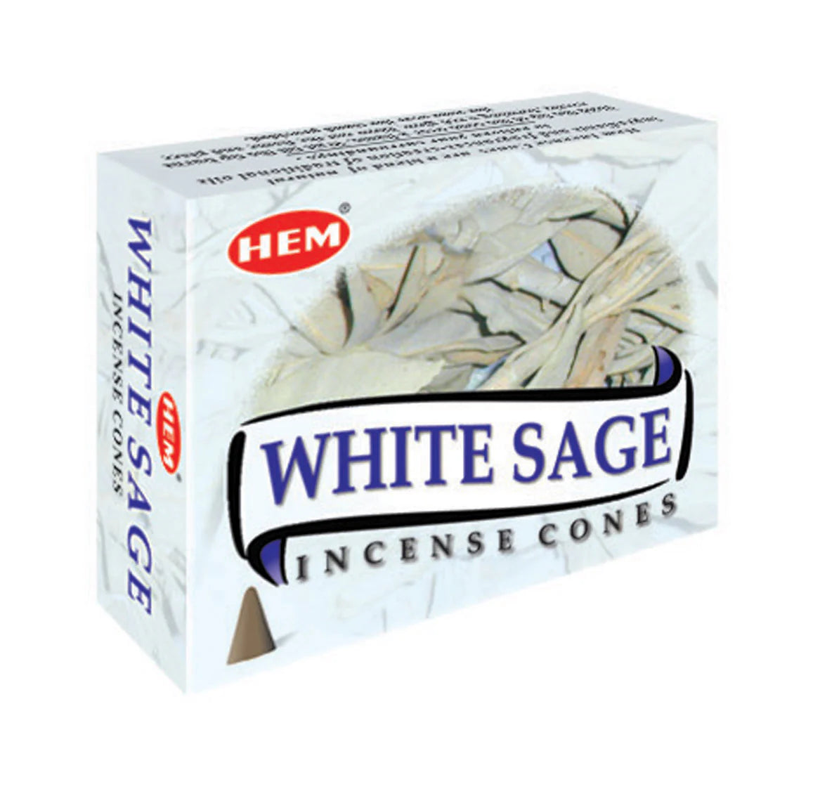 White Sage (Beyaz Adaçayı) Aromalı Konik Tütsü