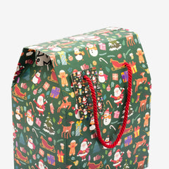 Yılbaşı Temalı Yeşil Hediye Kutusu