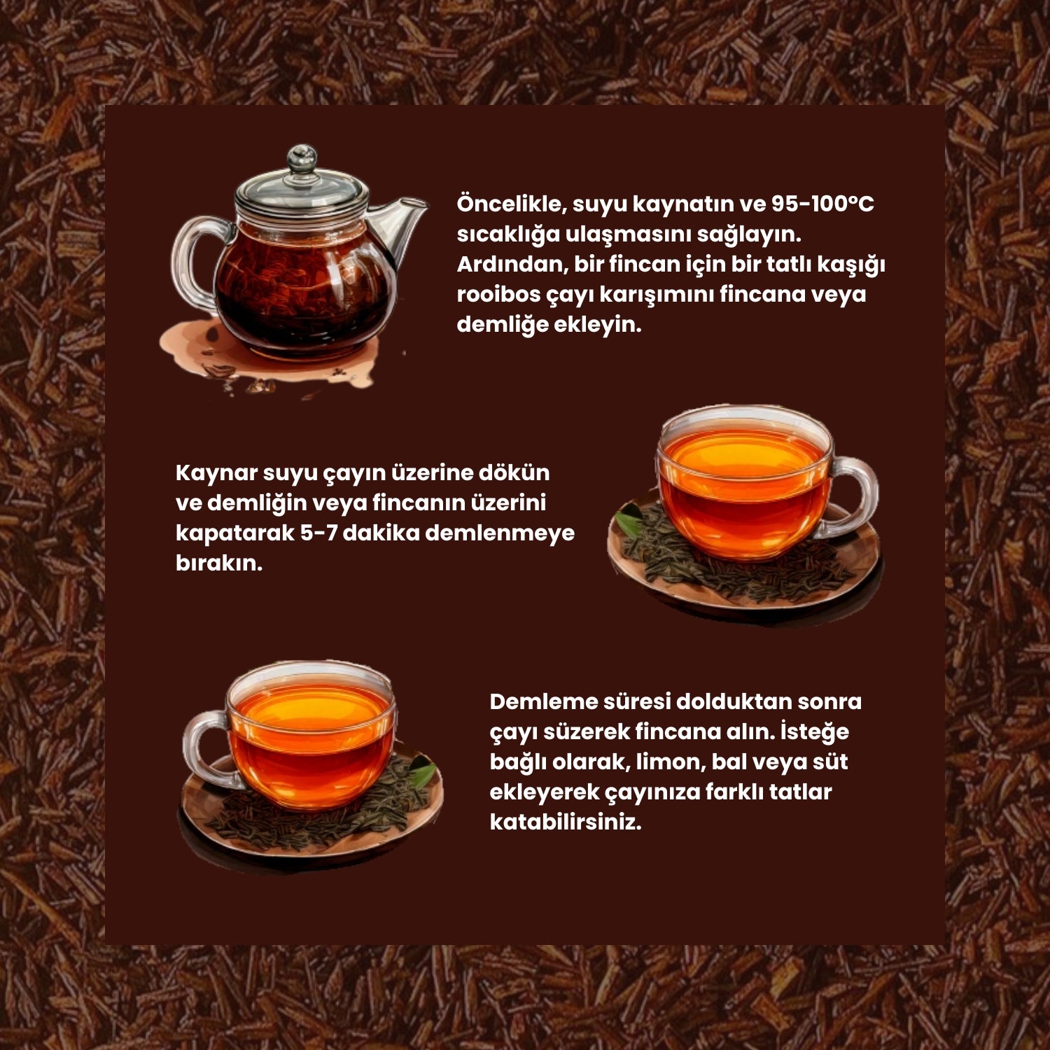 Doğal Rooibos Çayı 50 Gram